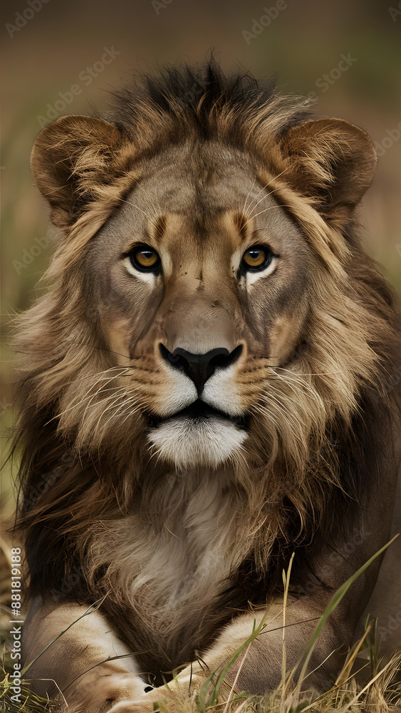 Majestic Lion in the Wild Majestic Lion in the Wild