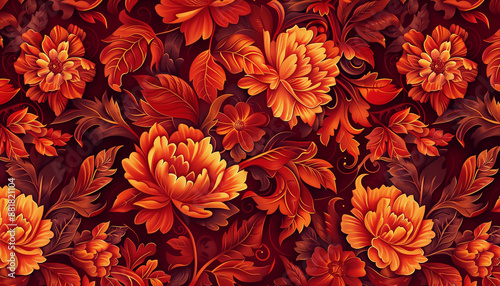 red flower background