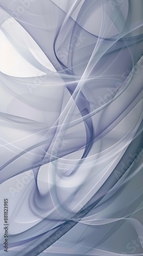 Abstract background with intertwined wavy lines in gray tones, creating a sense of movement and fluidity. Perfect for projects that require a modern and elegant touch
