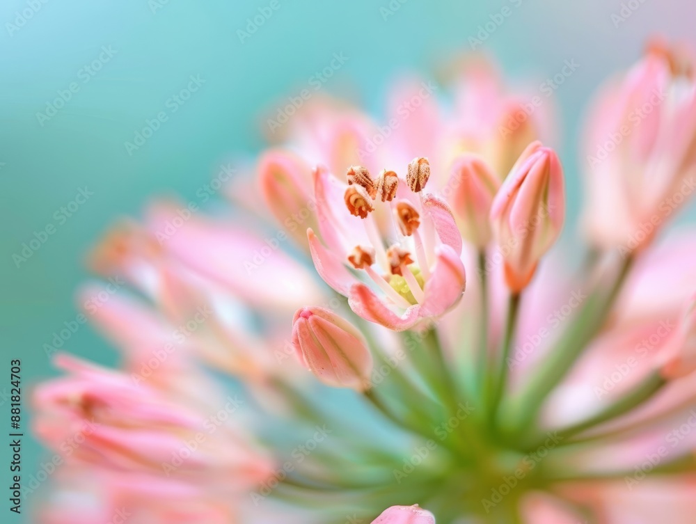 Open inflorescence in a nursery, detailed macro shot, vibrant and dynamic natural scene Open inflorescence in a nursery, detailed macro shot, vibrant and dynamic natural scene