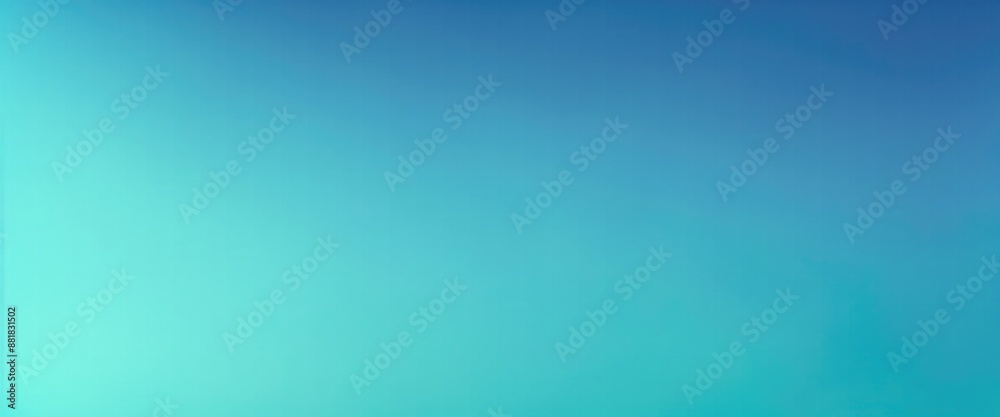 Cyan White blue and teal blurred noise texture Dark grainy gradient background