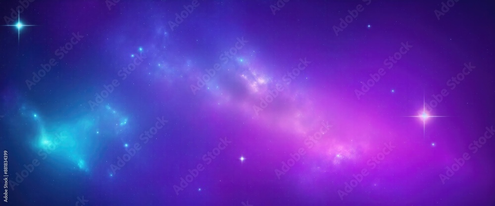 Galaxy Background with Cyan and Purple Nebula Galaxy Background with Cyan and Purple Nebula