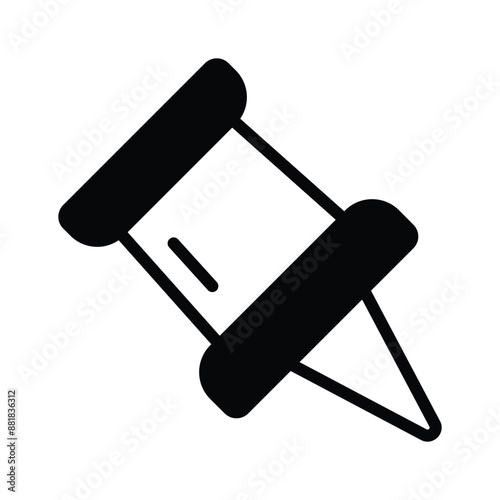Trendy vector of thumbtack in modern style, ready to use icon