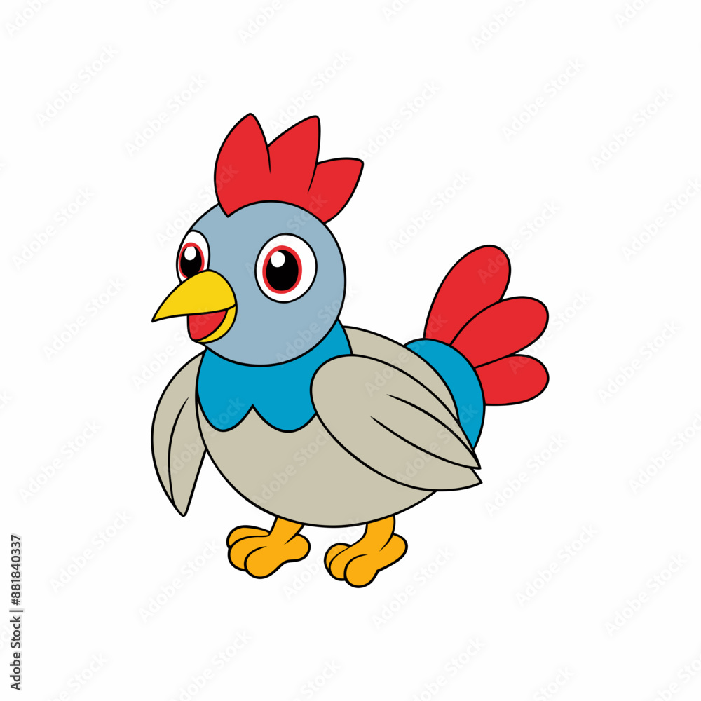 Francium hen silhouette vector art illustration on white background Francium hen silhouette vector art illustration on white background