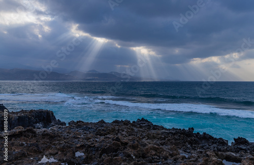 Atlantic coast in Las Palmas de Gran Canaria