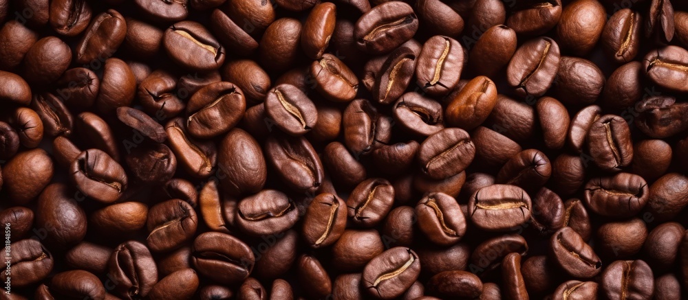Fototapeta premium Close Up of Roasted Coffee Beans