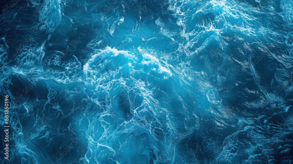 Ocean Waves with White Foam Ocean Waves with White Foam