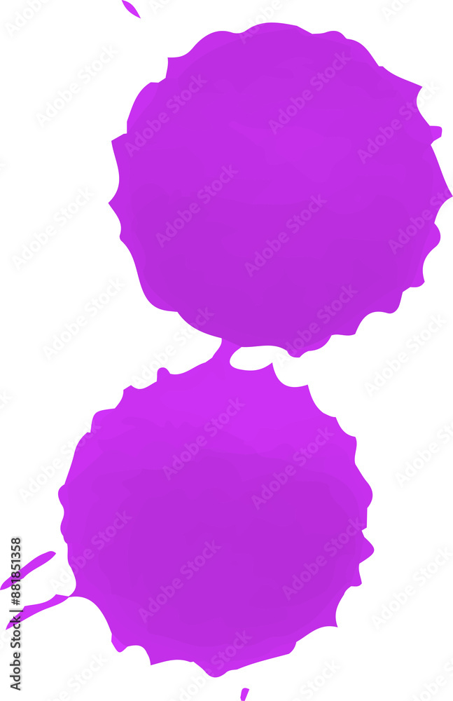 Bright Purple splash. Grunge ink blot and drop. High quality illustration for holiday design. Bright Purple splash. Grunge ink blot and drop. High quality illustration for holiday design.