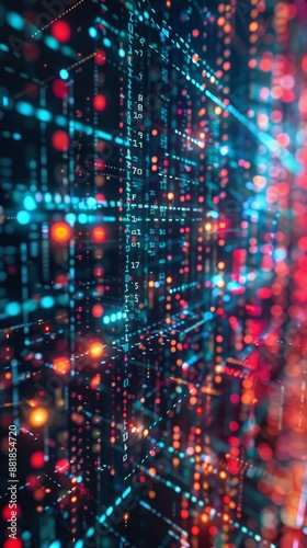 Wallpaper Mural Digital background ideal for technological operations, neural networks, AI,digital, visual presentation Torontodigital.ca