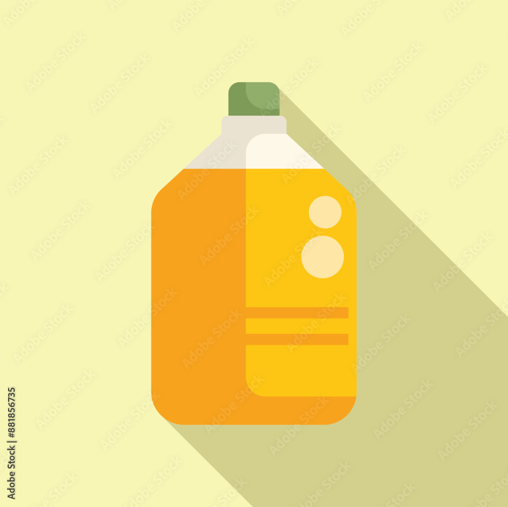 Big plastic bottle containing sunflower oil ideal for cooking and preparing meals Big plastic bottle containing sunflower oil ideal for cooking and preparing meals