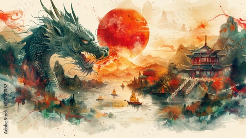 Dragon Guardian of the Chinese Landscape