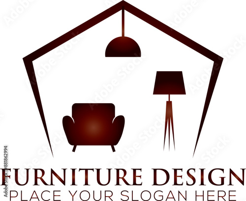 furniture , home decoration logo design for download