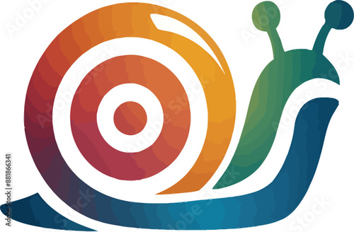 Abstract Snail Logo Design