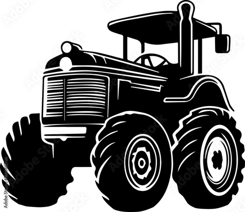 Tractor SVG vector transparent background PNG clipart