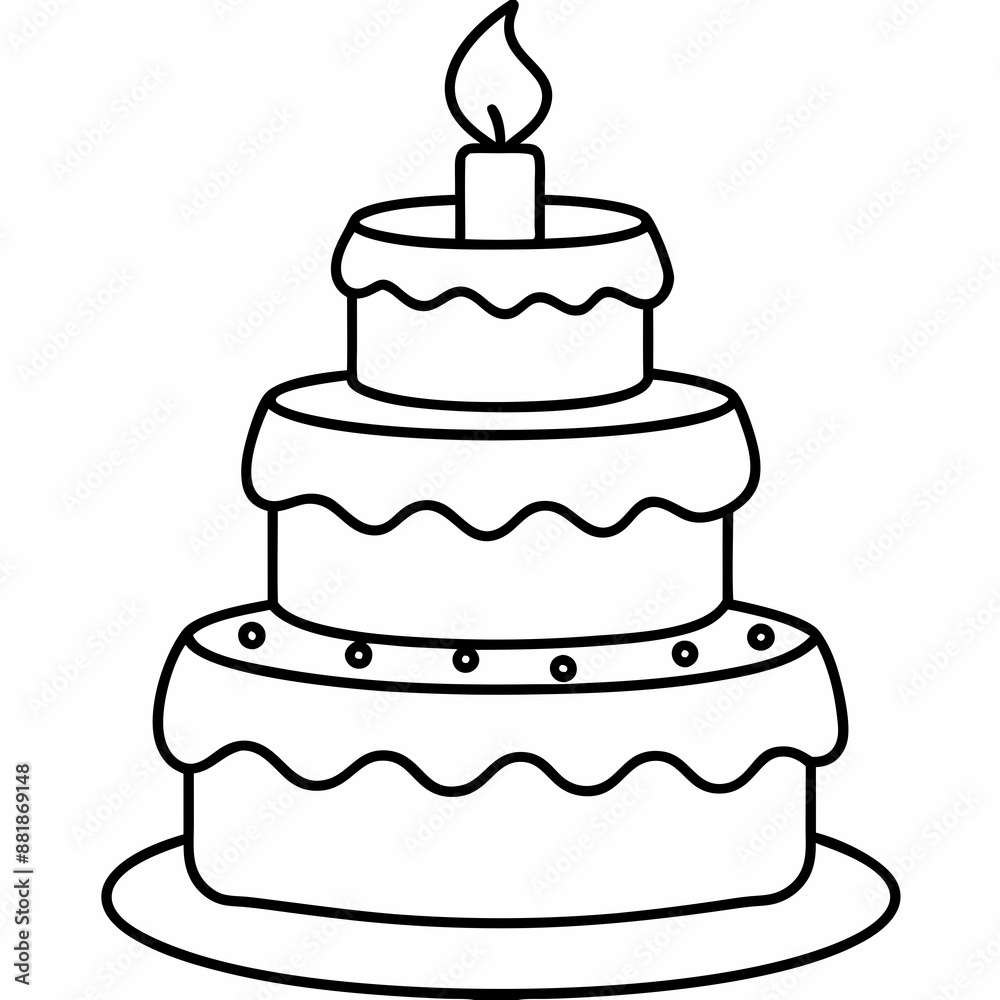 birthday cake with candles vector design birthday cake with candles vector design