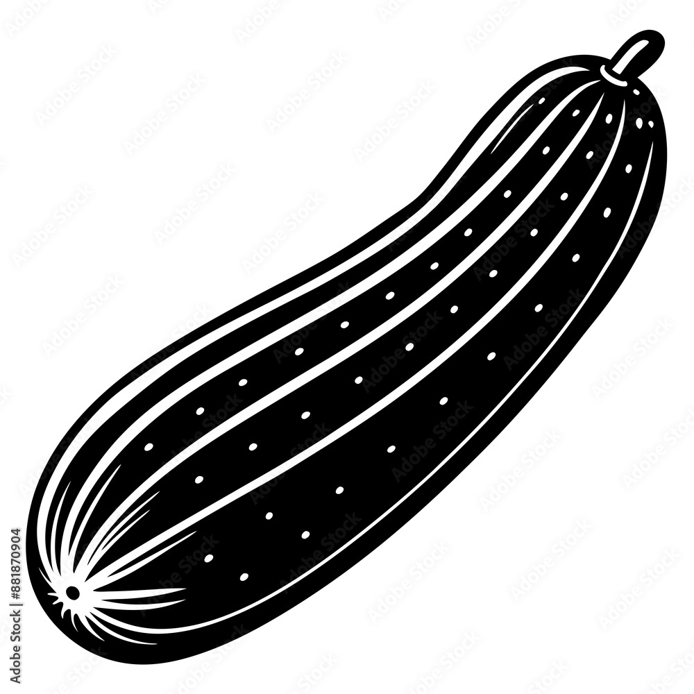 illustration of a cucumber vector design illustration of a cucumber vector design