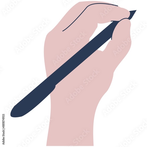 International Lefthanders Day. Vector Illustration of International lefthanders Day. . Happy Left-handers Day. Left-handed character illustration. Happy LeftHanders Day Celebration Vector Illustration