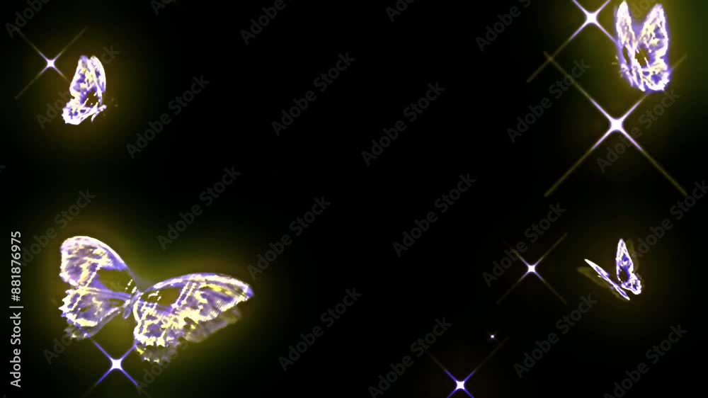 butterfly package overlay background
