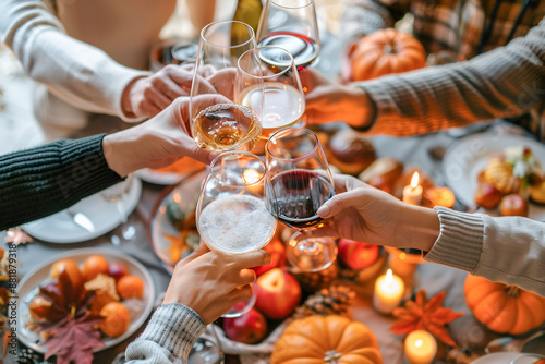 celebrating Thanksgiving Day together