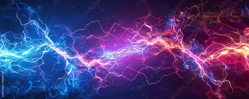 A bright energetic background featuring electric currents and glowing lines crisscrossing against a dark backdrop, symbolizing power. A bright energetic background featuring electric currents and glowing lines crisscrossing against a dark backdrop, symbolizing power.