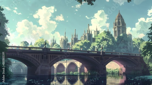 bridge over the river