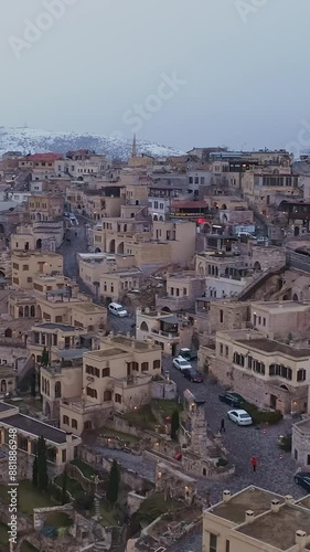 Aerial view of beautiful Turkey landscape