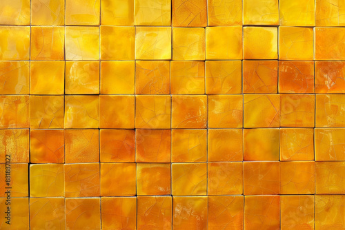 yellow tiles background photo