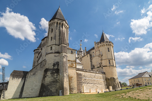 Saumur Castle, on the banks of the Loire River