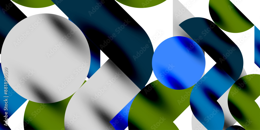 Shadow effect shiny circles and round triangles geometric modern art. Vector Illustration For Wallpaper, Banner, Background, Card, Book Illustration, landing page Shadow effect shiny circles and round triangles geometric modern art. Vector Illustration For Wallpaper, Banner, Background, Card, Book Illustration, landing page