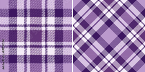 Check background fabric of tartan pattern plaid with a textile texture vector seamless. Set in winter colors of new year celebration ideas.