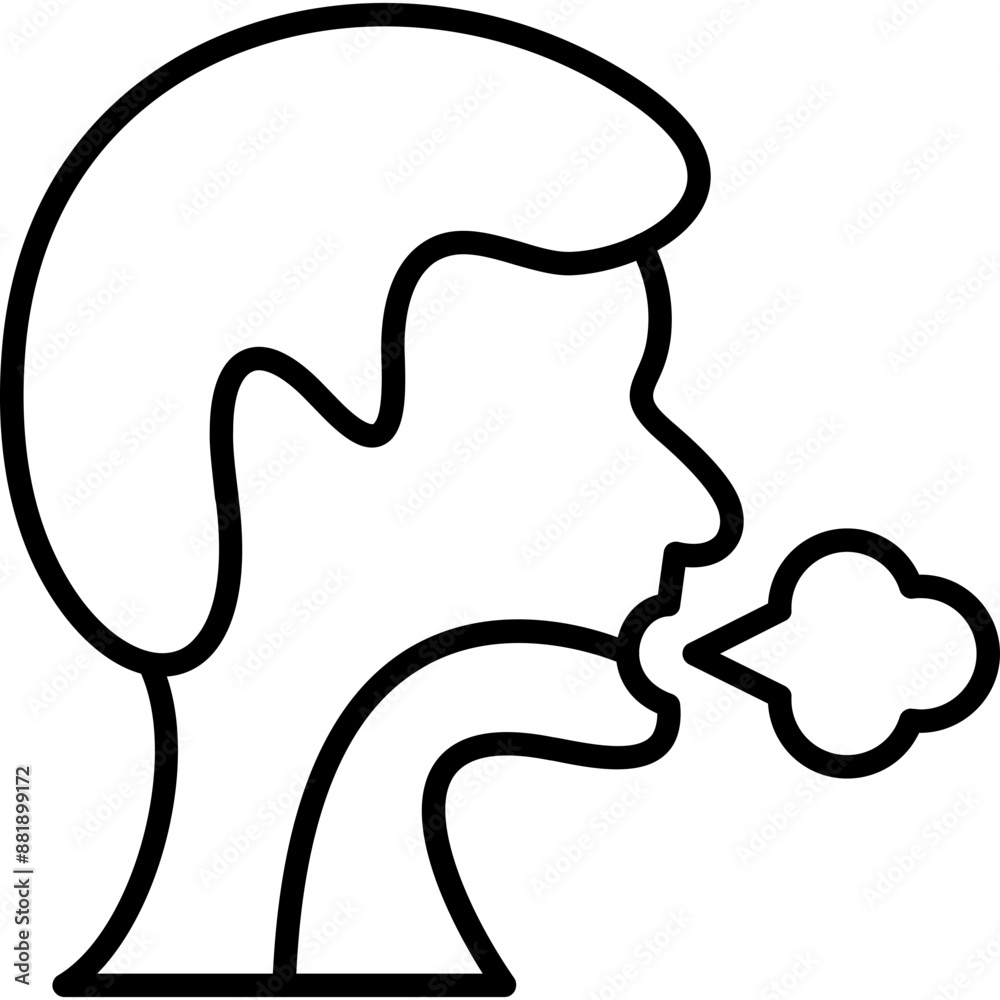 Shortness of Breath Icon