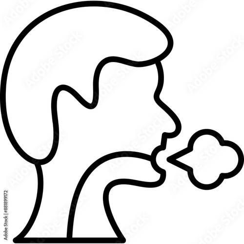 Shortness of Breath Icon