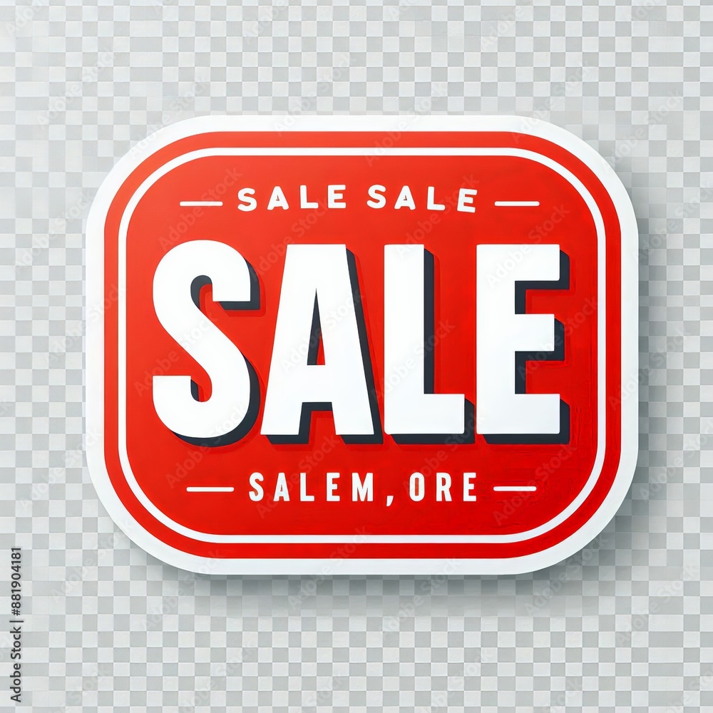 a poster that says sale on it