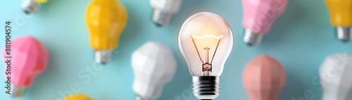 Hypothesis Testing  A lightbulb icon with different hypotheses