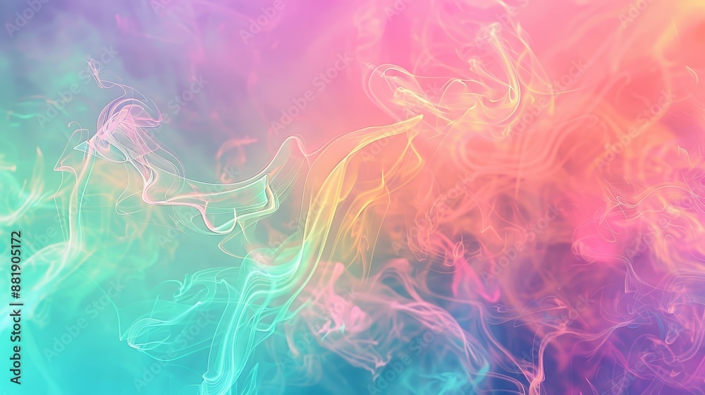 Soft gradient background with Holi-inspired smoke patterns Soft gradient background with Holi-inspired smoke patterns