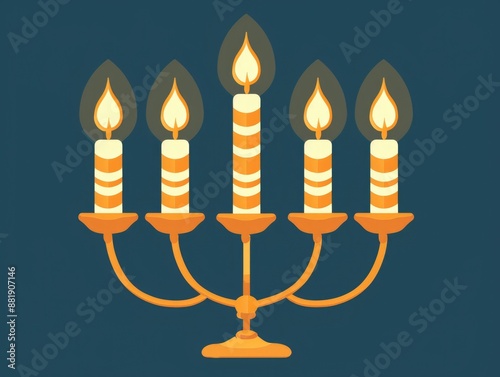 Candles on a table