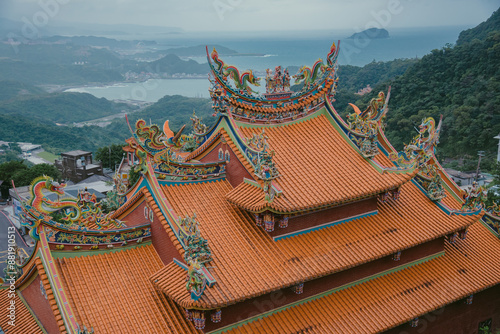  Jiufen Old Street is a narrow, winding alleyway with shops, teahouses, and restaurants that offers tourists a view of traditional Taiwanese life. photo