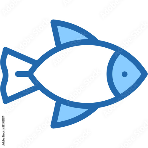 Vector Icon Fish, Fast Food, Italian, Food And Restaurant, Dolly Fish