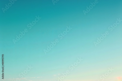 A Clear Blue Sky with Gradient Shades Captured in High Resolution Using Canon EOS R5 Camera with Wide-Angle Lens at f/8 Aperture Setting