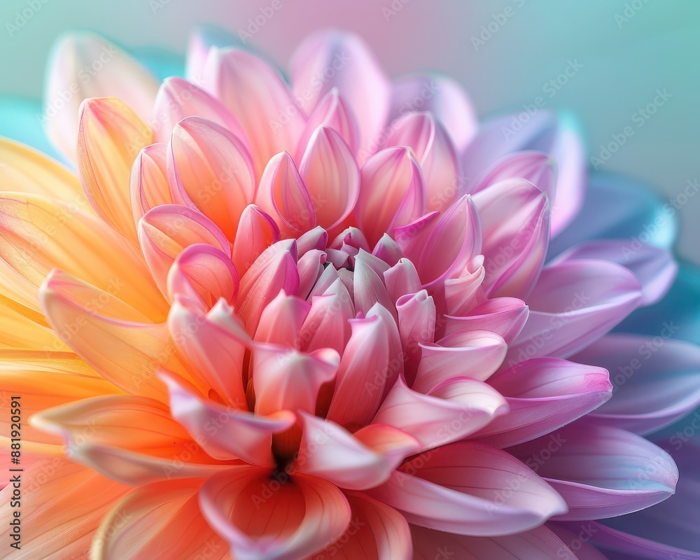 Embrace the Joy of Life Vibrant Flower Blooming in a Spectrum of Colors, A Symbol of Happiness, Growth, and Blissful Living Embrace the Joy of Life Vibrant Flower Blooming in a Spectrum of Colors, A Symbol of Happiness, Growth, and Blissful Living