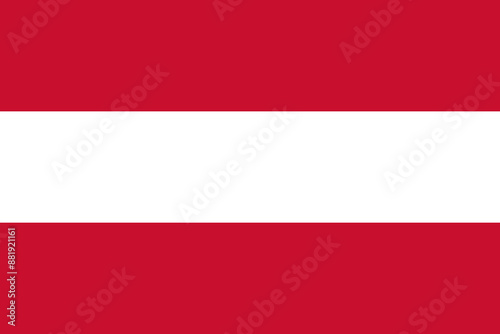 Free Download The official national flag of Austria. Flag of the Republic of Austria. Correct proportions and colors. Vector illustration - GFXLoad