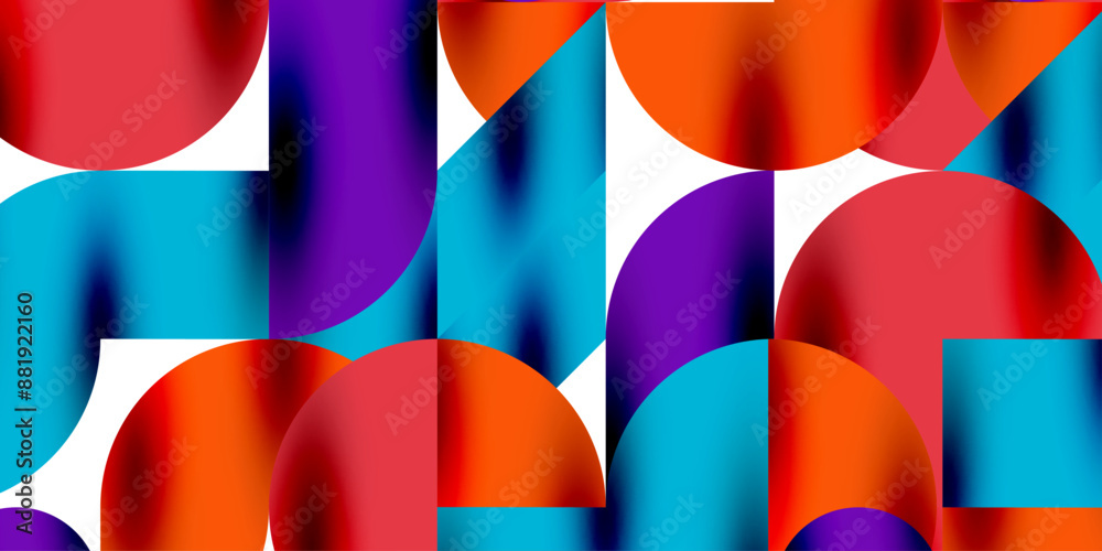 Shadow effect shiny circles and round triangles geometric modern art. Vector Illustration For Wallpaper, Banner, Background, Card, Book Illustration, landing page Shadow effect shiny circles and round triangles geometric modern art. Vector Illustration For Wallpaper, Banner, Background, Card, Book Illustration, landing page