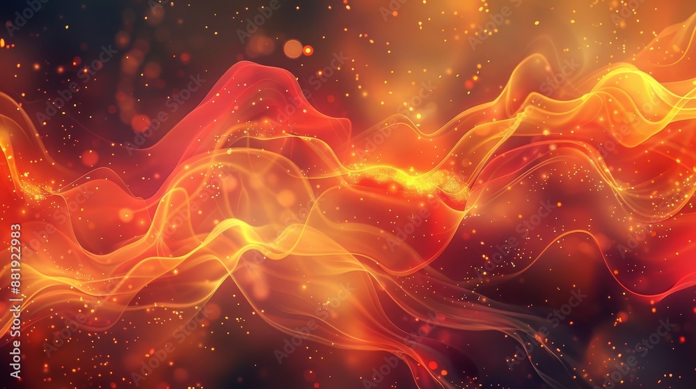 Flowing flame textures in red and orange glowing embers abstract backdrop Flowing flame textures in red and orange glowing embers abstract backdrop
