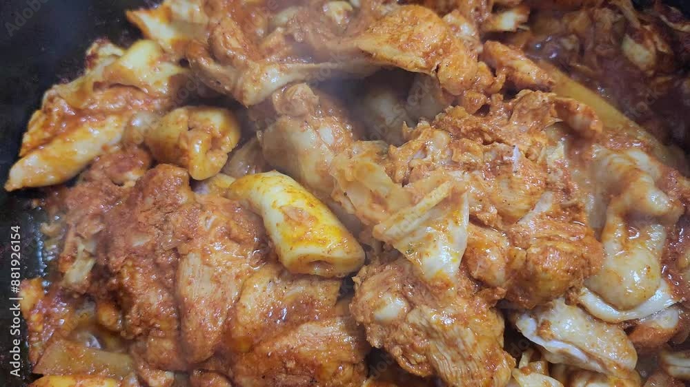 한국 음식 춘천닭갈비 한국 음식 춘천닭갈비