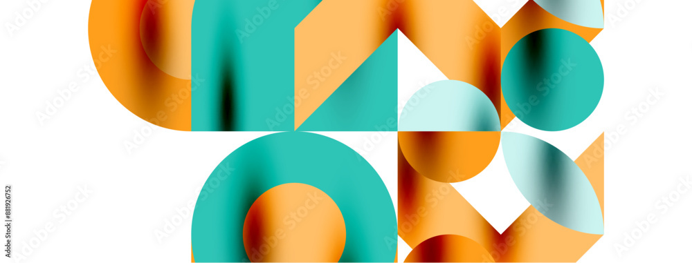 Circle pattern, round elements with lines and arrows composition for wallpaper, banner, background or landing Circle pattern, round elements with lines and arrows composition for wallpaper, banner, background or landing