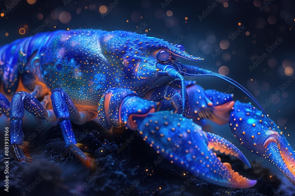 Artistic representation of the Scorpio zodiac constellation set against a backdrop of cosmic stars and galaxies Artistic representation of the Scorpio zodiac constellation set against a backdrop of cosmic stars and galaxies