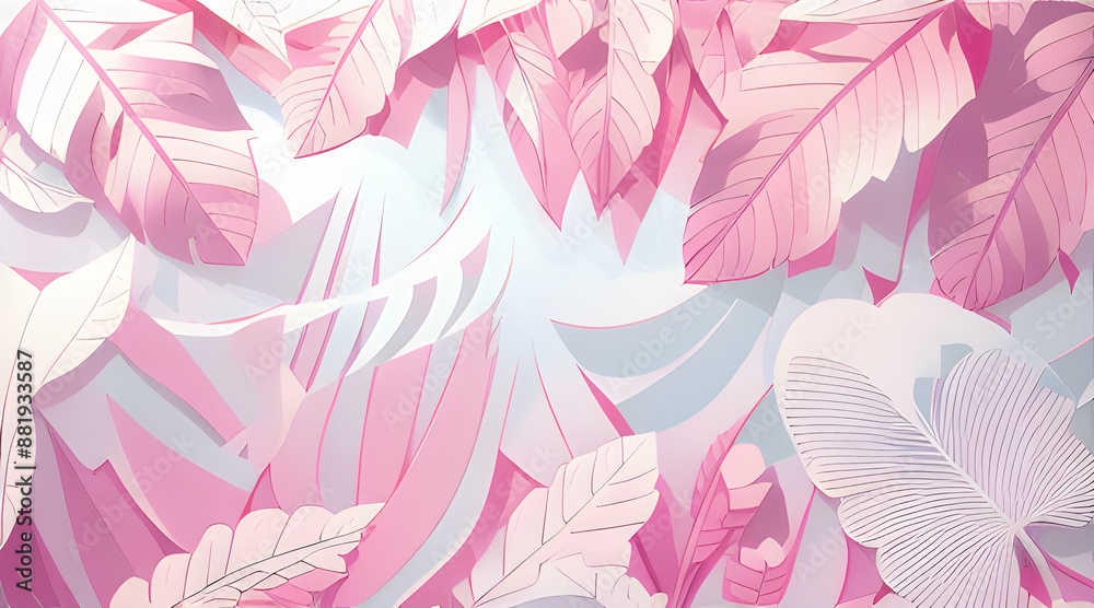 Fototapeta premium seamless pattern with feathers