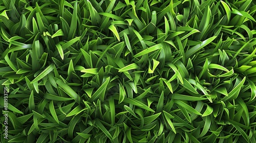 Lush green grass texture, perfect for a detailed and realistic lawn background © chanidapa