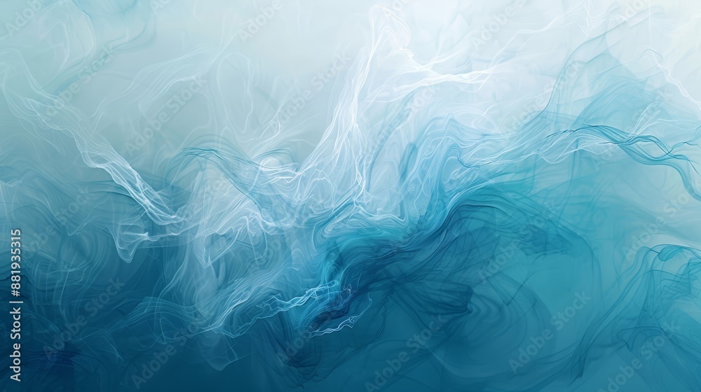 Abstract wallpaper with azure and teal showcasing misty textures Abstract wallpaper with azure and teal showcasing misty textures