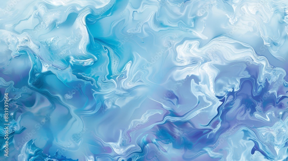 Abstract wallpaper in blue and lavender with swirling water designs Abstract wallpaper in blue and lavender with swirling water designs